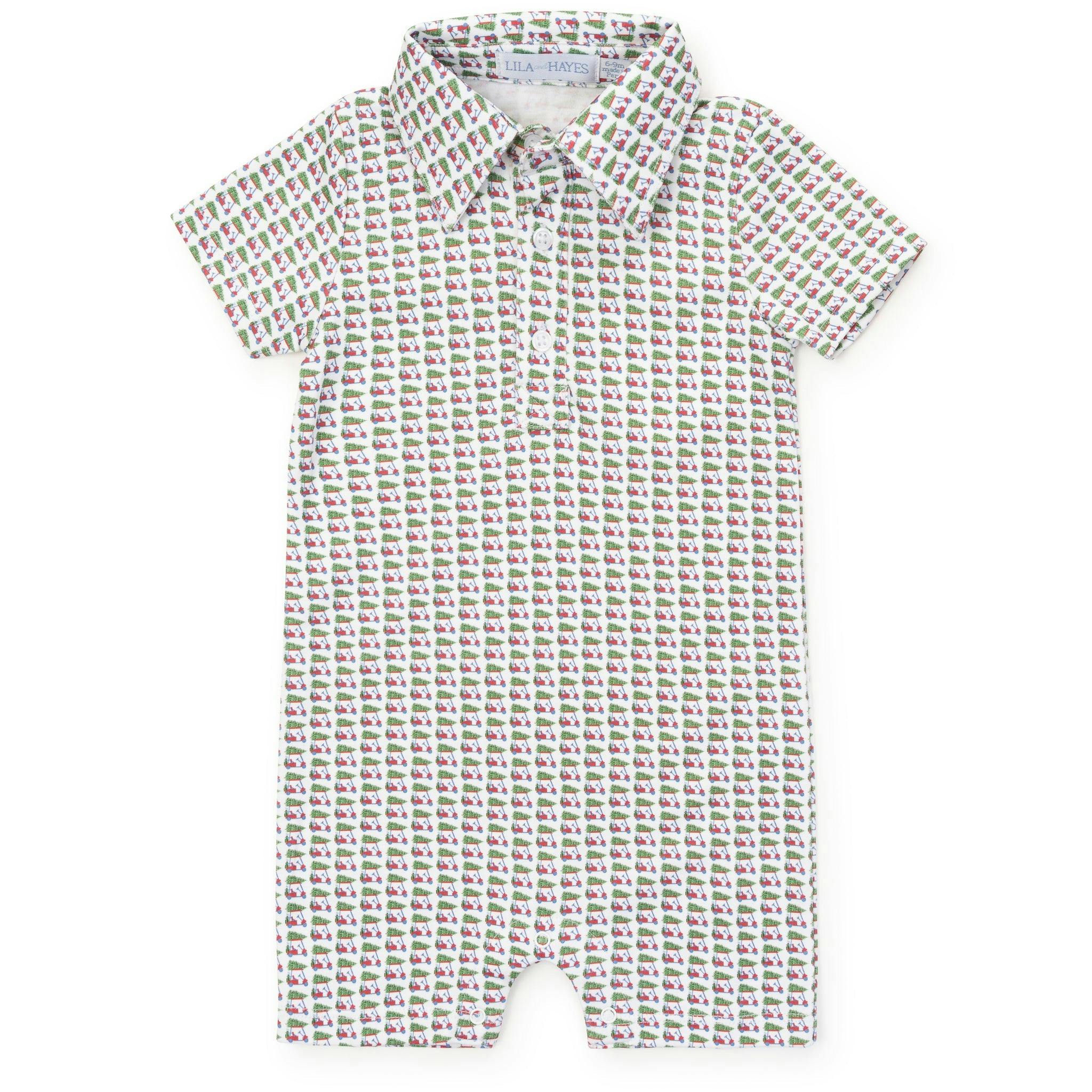 Tripp Boys' Polo Shortall - Christmas at the Club