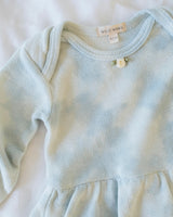 Tie-dye Onesie in Baby Blue