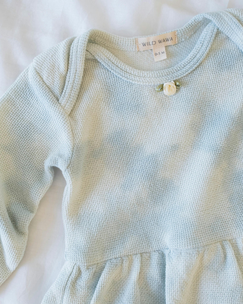 Tie-dye Onesie in Baby Blue
