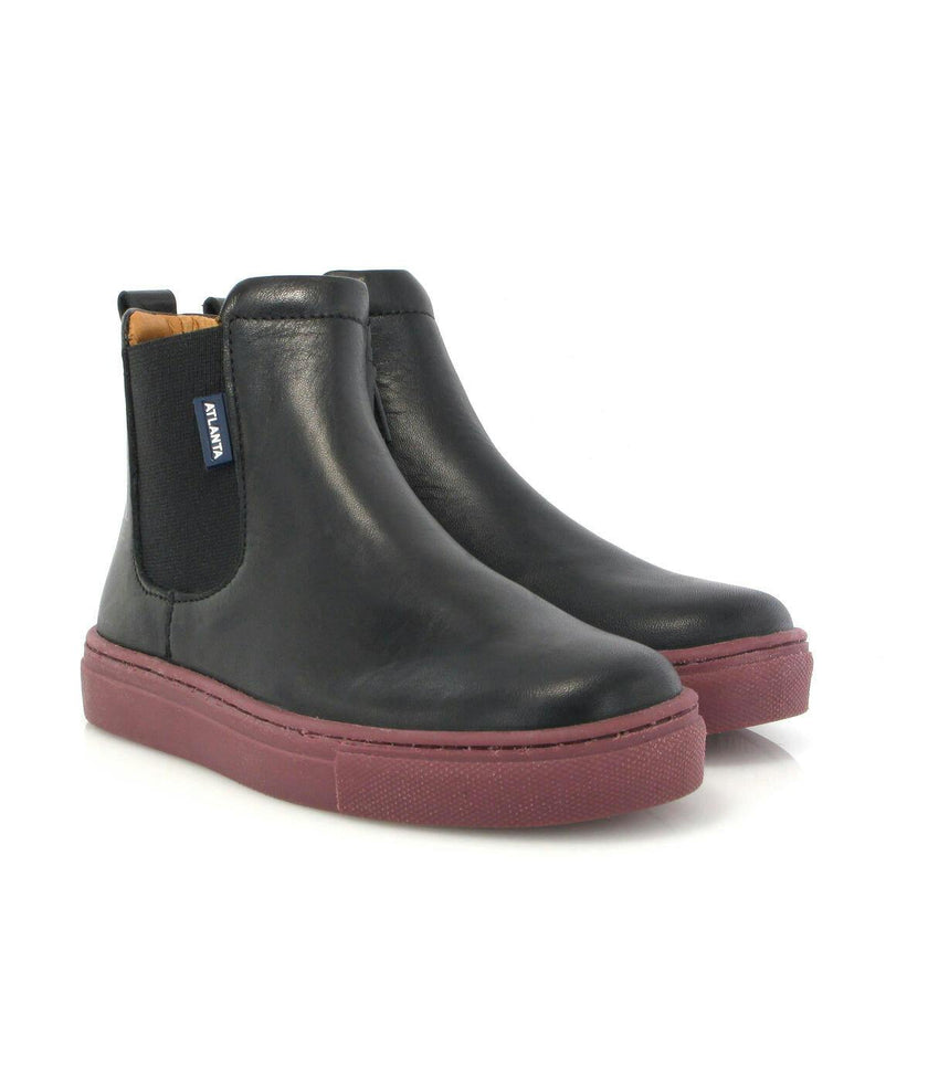 Sneaker Boots, Smooth Black