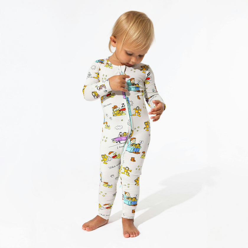 Garfield & Friends Bamboo Convertible Footie