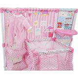 Pink Doll Furniture Set w/ 14" Baby Doll