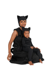 Adult Black Cat Hat & Tail Accessory Set