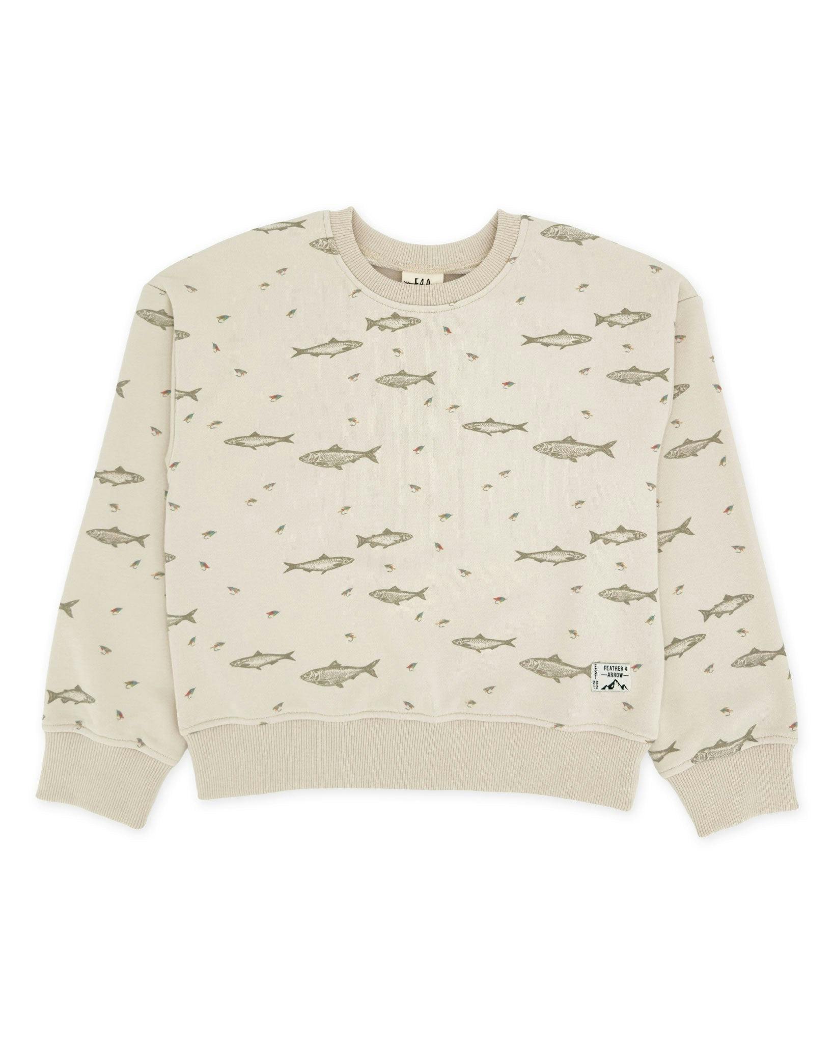 Ryder Fishing Sweatshirt - Oatmeal French Terry