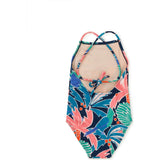 Cross Back Strap One-Piece Swimsuit, Multi