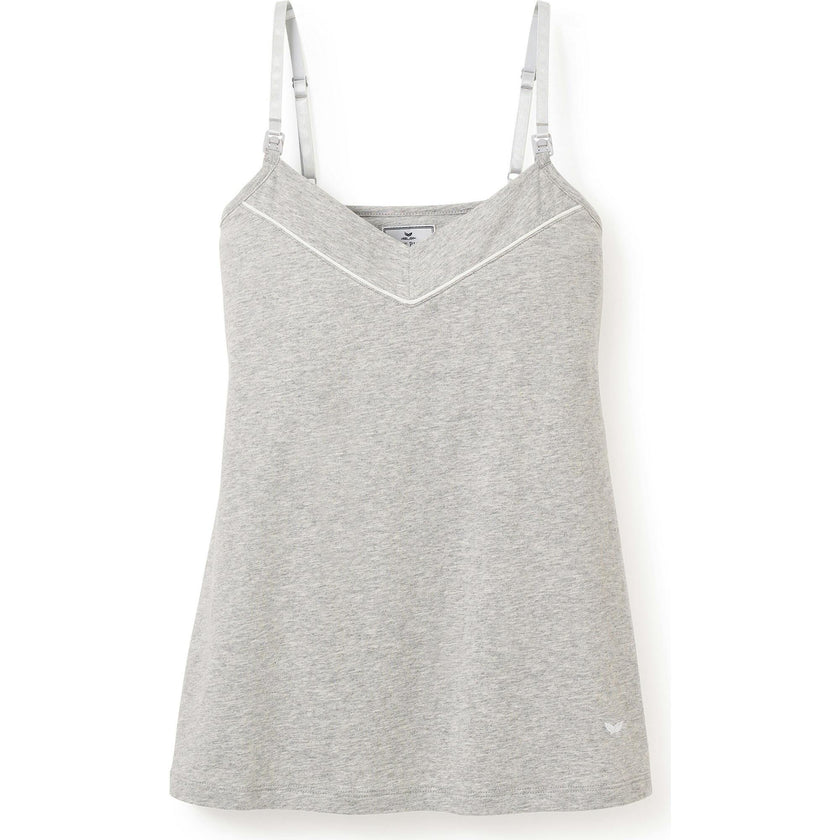 Women's Pima Maternity Camisole in Light Heather Grey