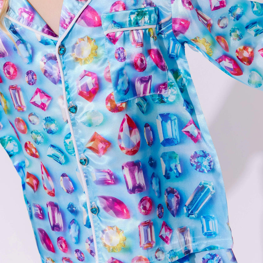 Bejeweled Silk Set