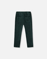 Stretch Velour Rib Treggings