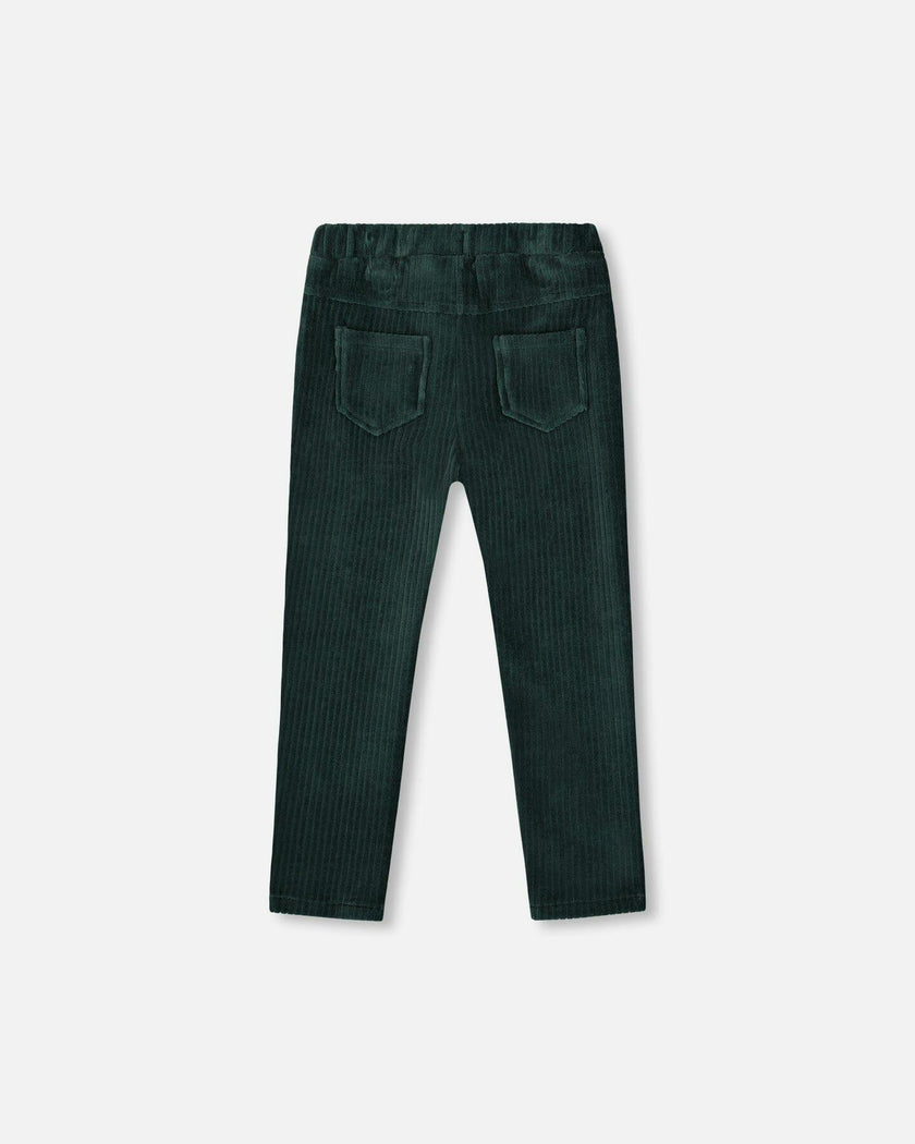 Stretch Velour Rib Treggings