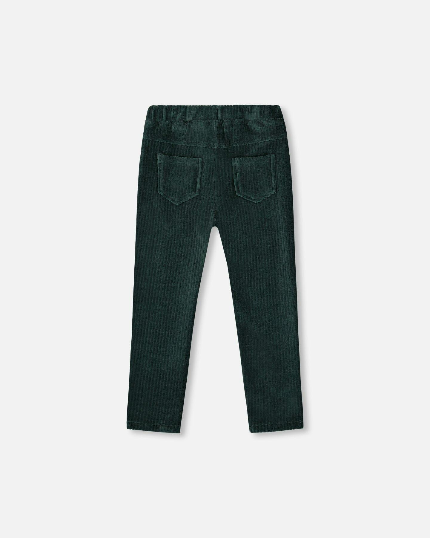 Stretch Velour Rib Treggings