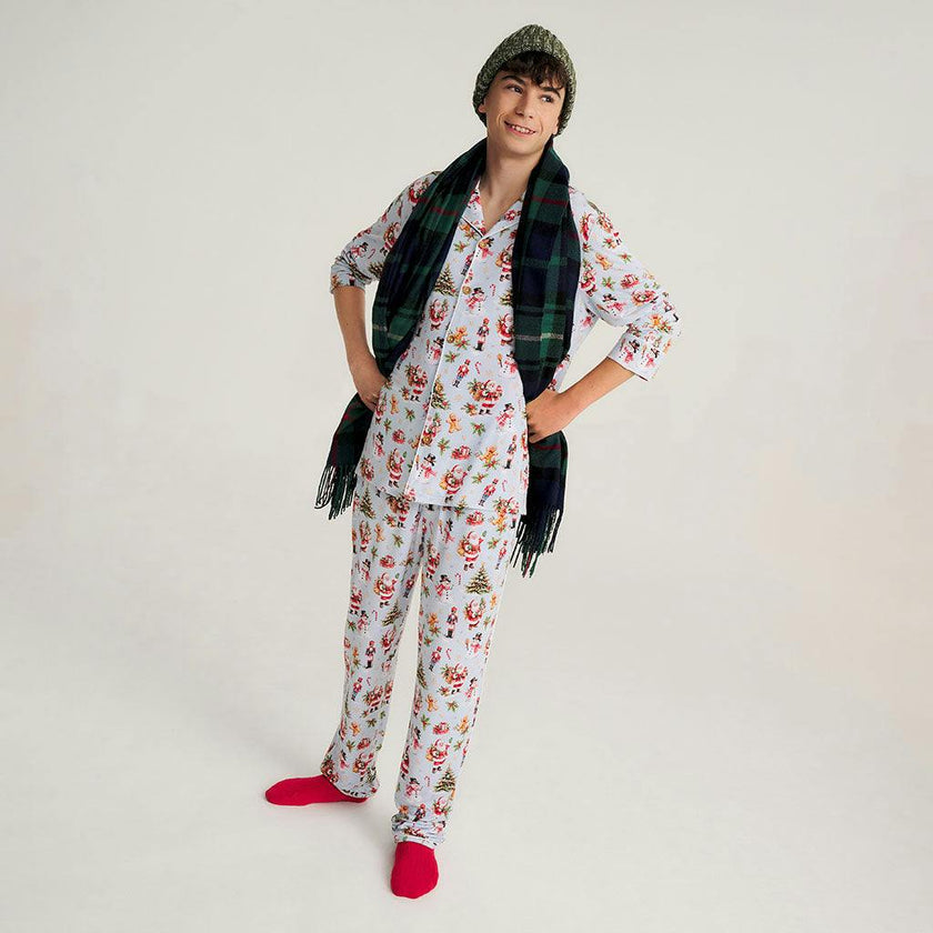 Saint Nicolas Men's Luxe Pajama Pant Set