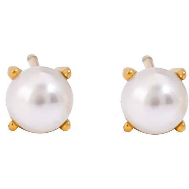 Salted Pearl Studs