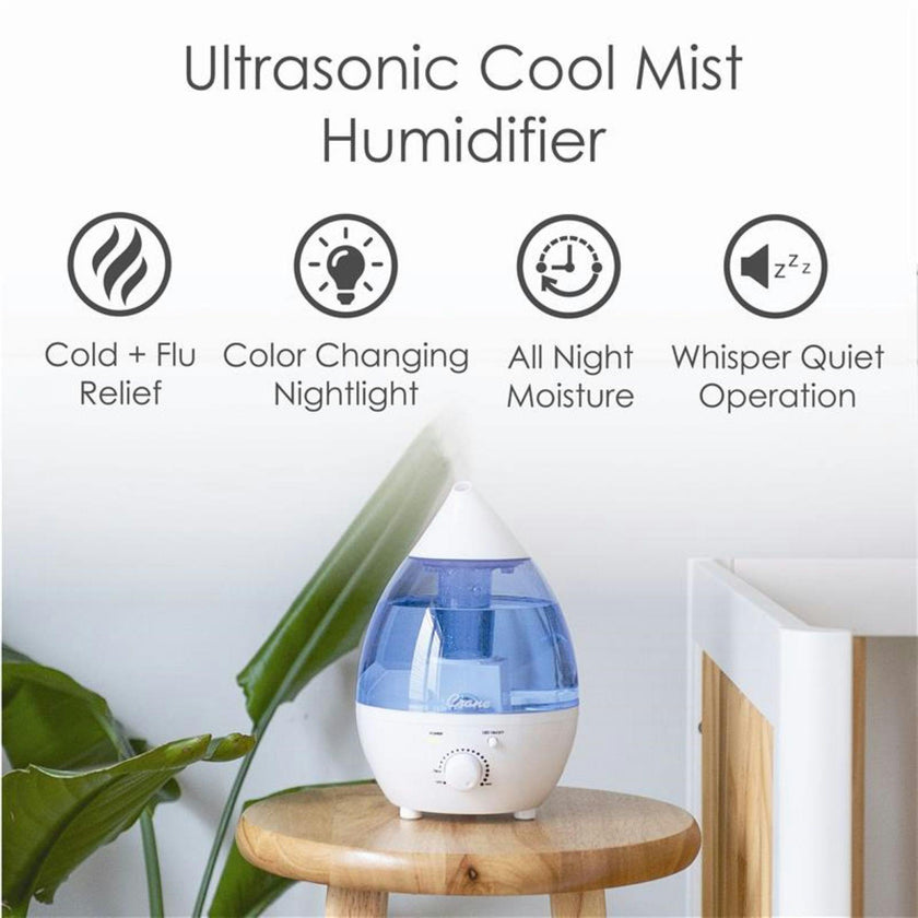 Crane 0.35 Gallon Mini-Drop Cool Mist Humidifier