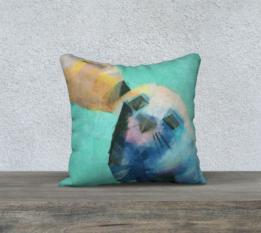 Velveteen Mommy & Baby Pillow 18x18