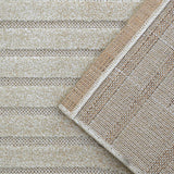Mechanical Weave Embossed Velvet Rectangular Rug, Grey