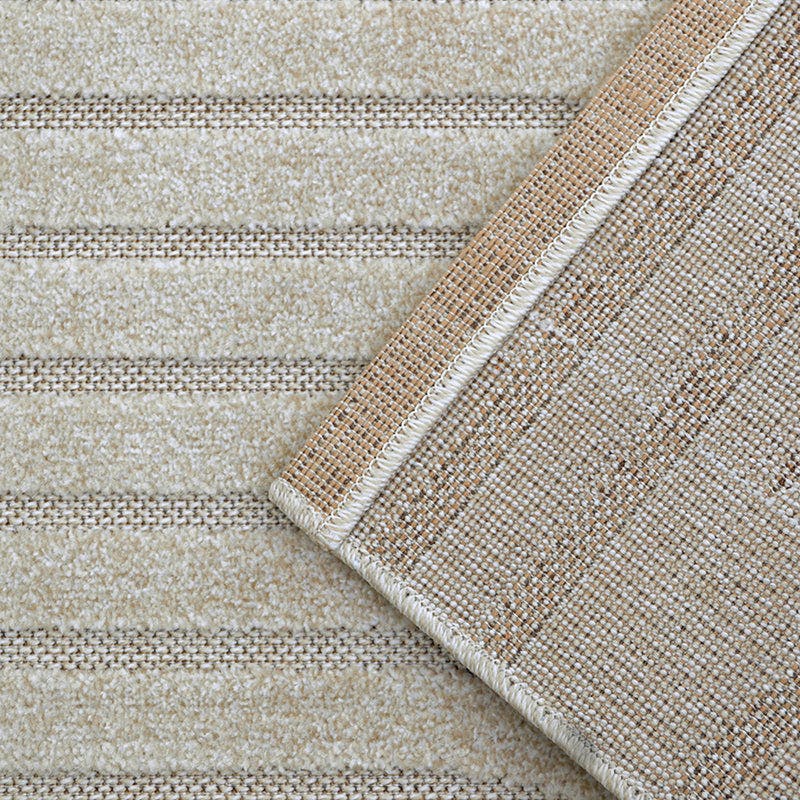 Mechanical Weave Embossed Velvet Rectangular Rug, Grey