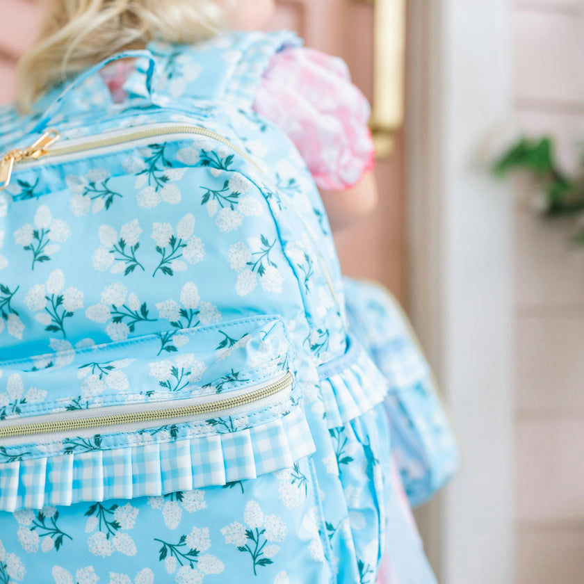Hydrangea Floral Backpack