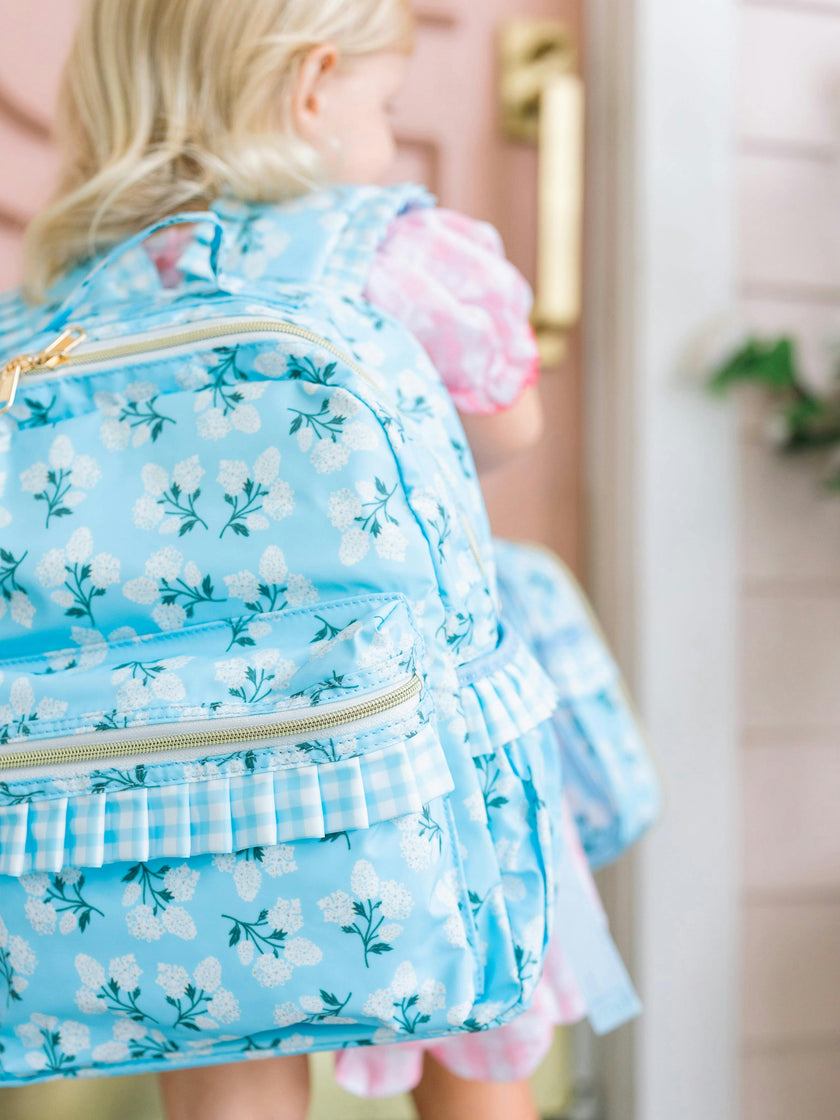 Hydrangea Floral Backpack