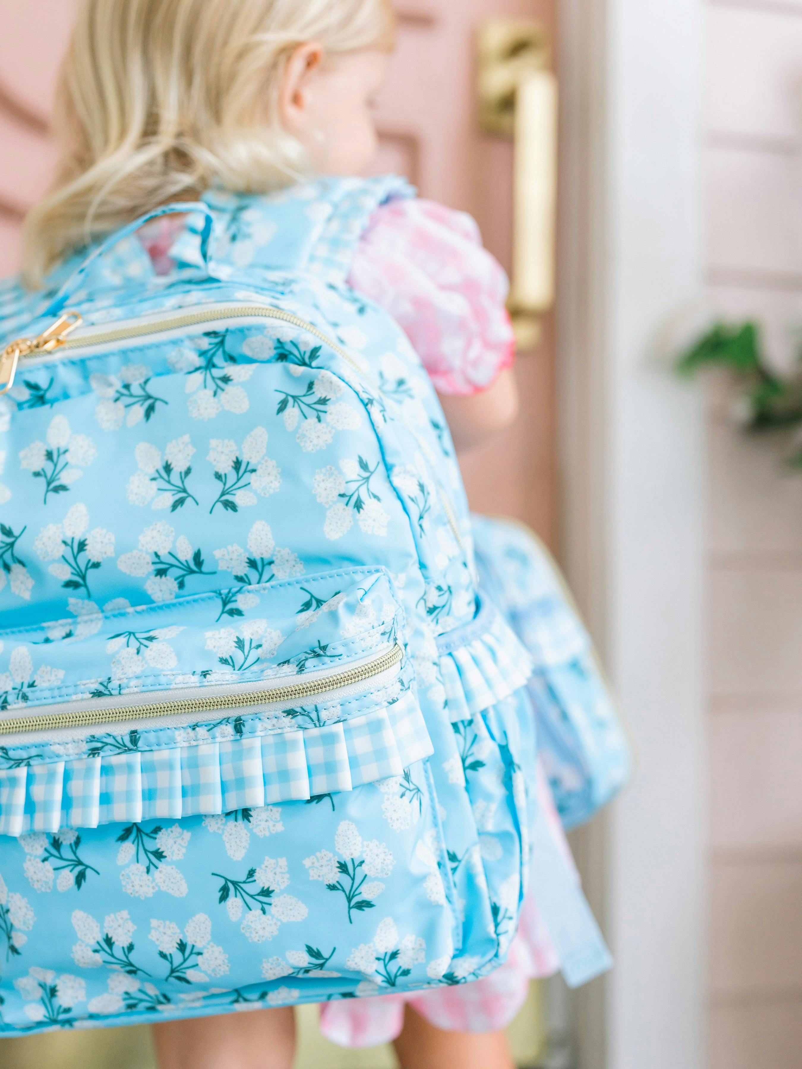 Hydrangea Floral Backpack