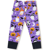 Costumed Ghosts - Glow In The Dark - Long Sleeve Loungewear Set