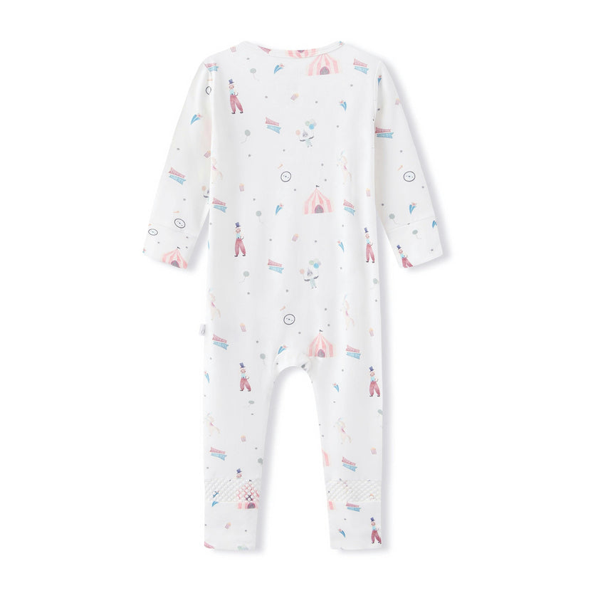 Bamboo Magnetic Footie Pajama - Le Cirque
