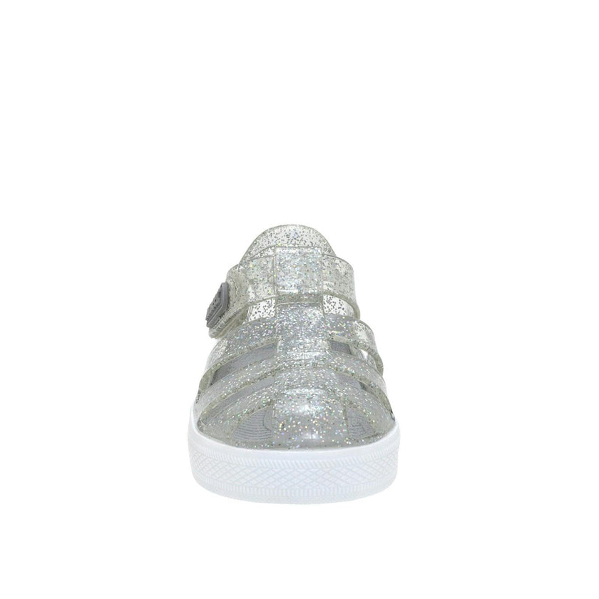 Elite Glitz Jelly Shoes in Silver