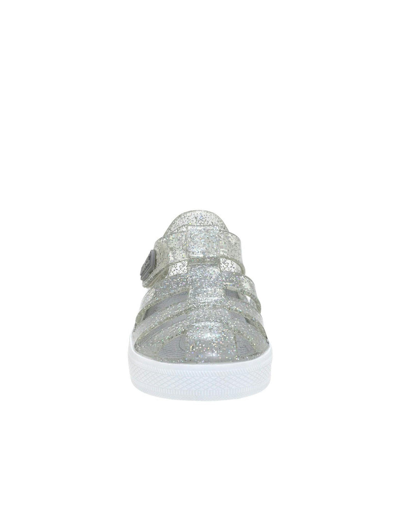 Elite Glitz Jelly Shoes in Silver