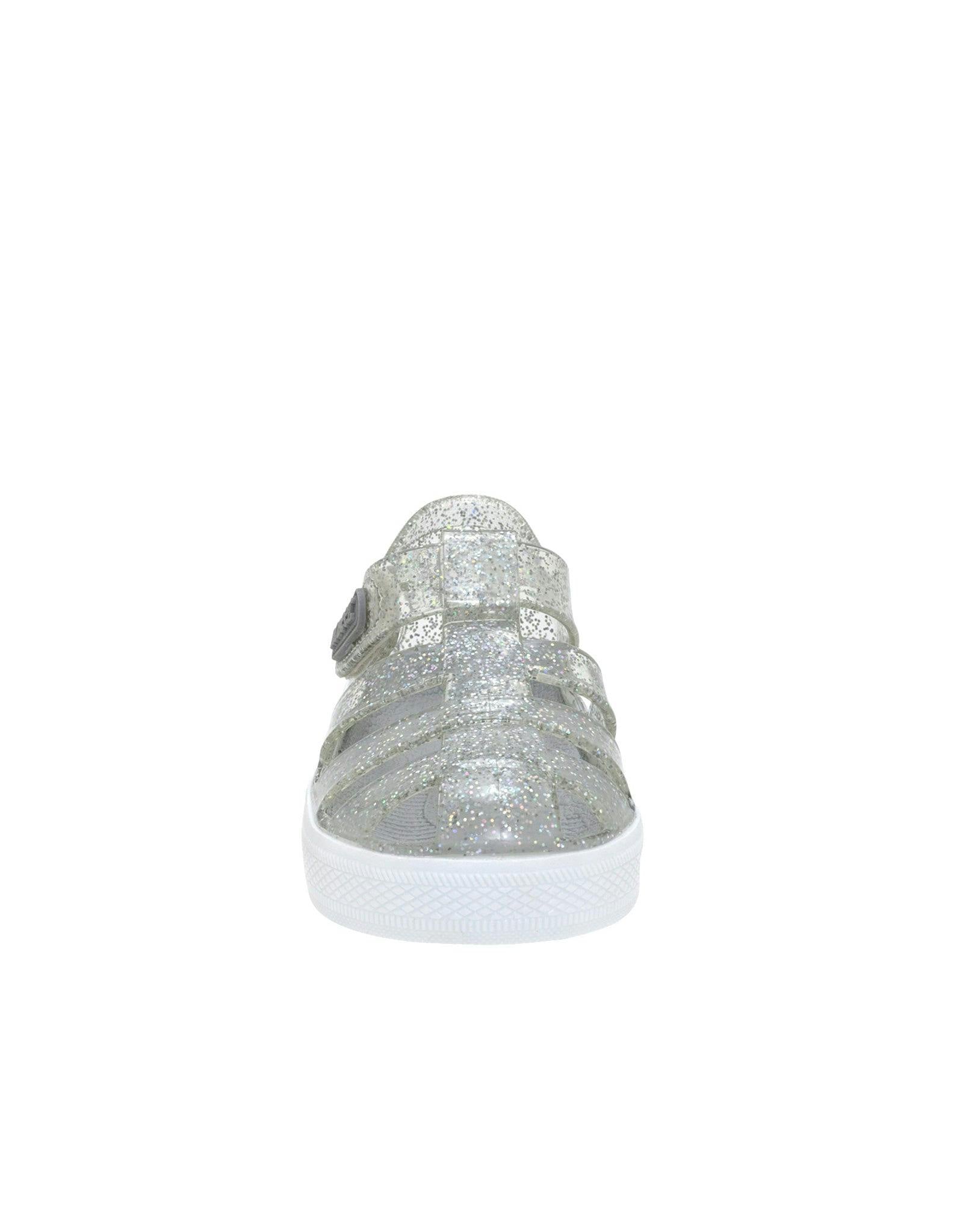 Elite Glitz Jelly Shoes in Silver