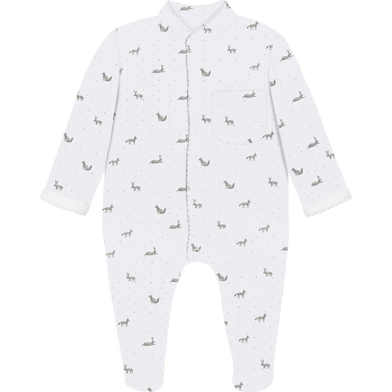 Little Gray Rabbits Pima Baby Pajama