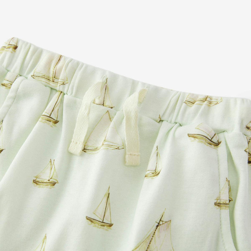 Sailboat Melody Organic Cotton Jogger Pants