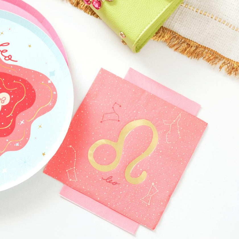 Zodiac Leo Large Napkins