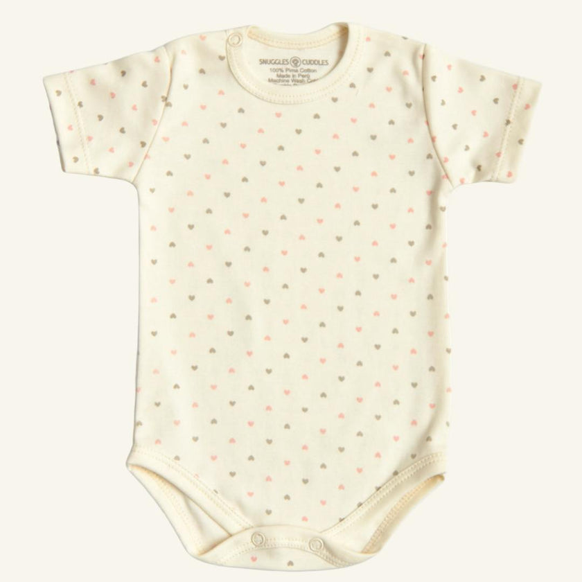 Short Sleeve Bodysuit in Pima Cotton