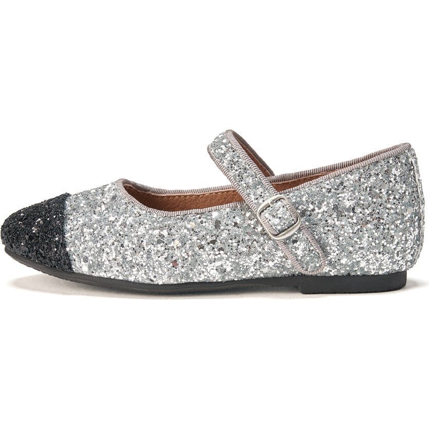 Bebe Glitter White/Black