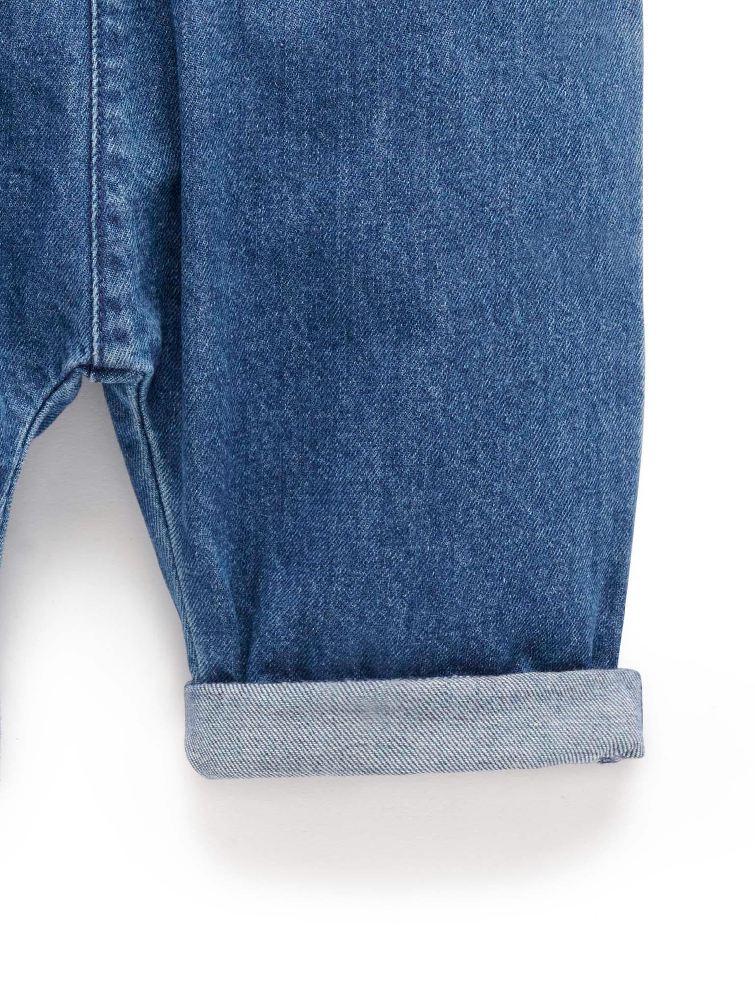 Chambray Pants Mid Denim