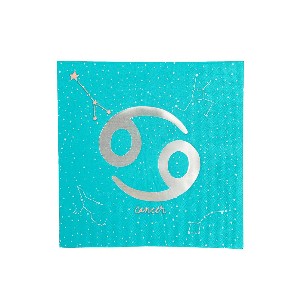 Zodiac Cancer Large Napkins