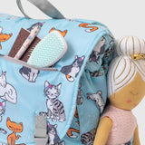 Sleep-N-Pack™ Big Kid Sleeping Bag Backpack – Sweet Cats Print