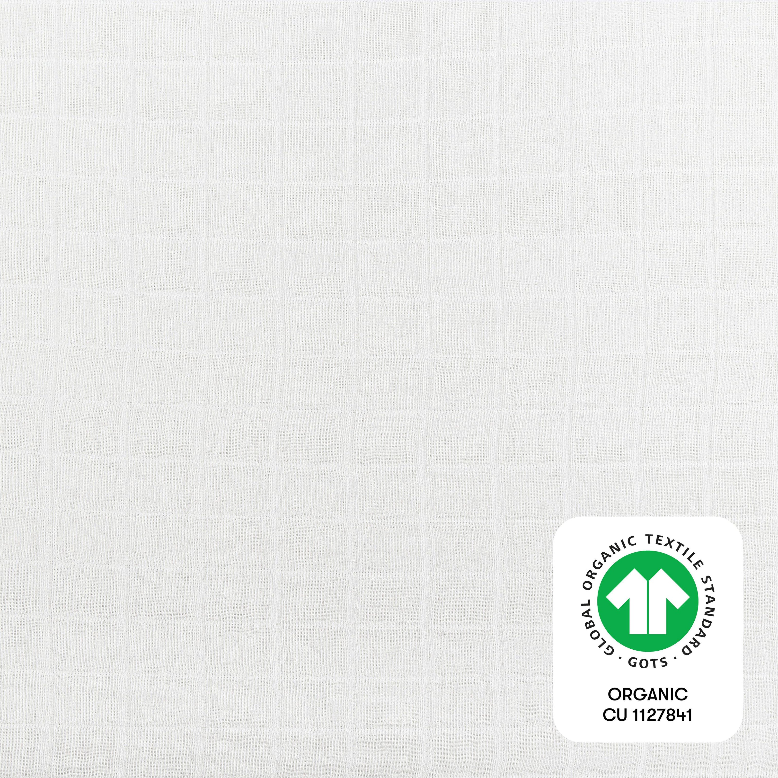 All-Stages Bassinet Sheet in GOTS Certified Organic Muslin Cotton