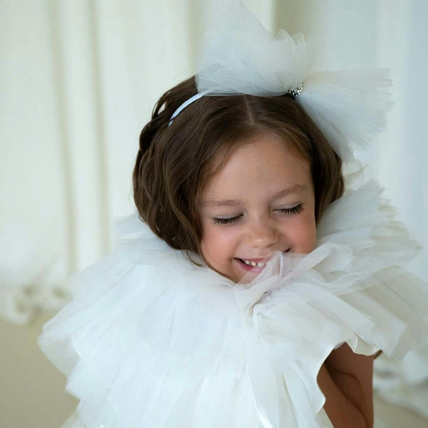 Sparkle White Dress Set