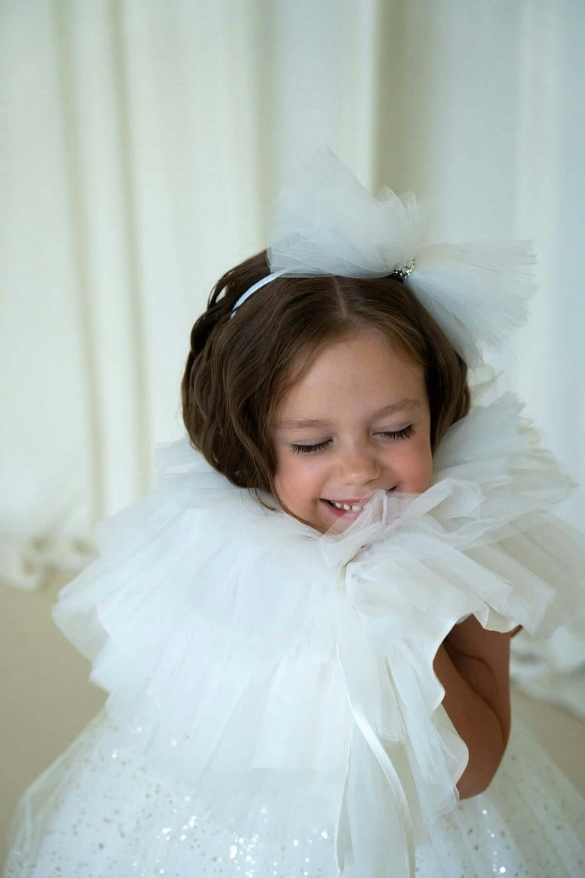 Sparkle White Dress Set
