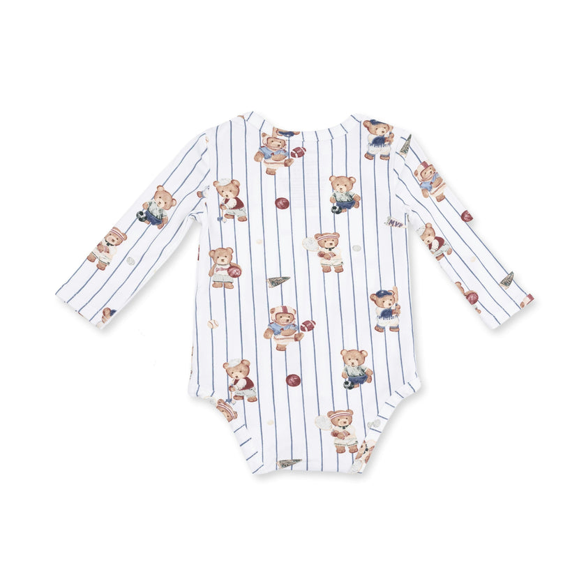 Mixed Sports Bears - Long Sleeve Bodysuit