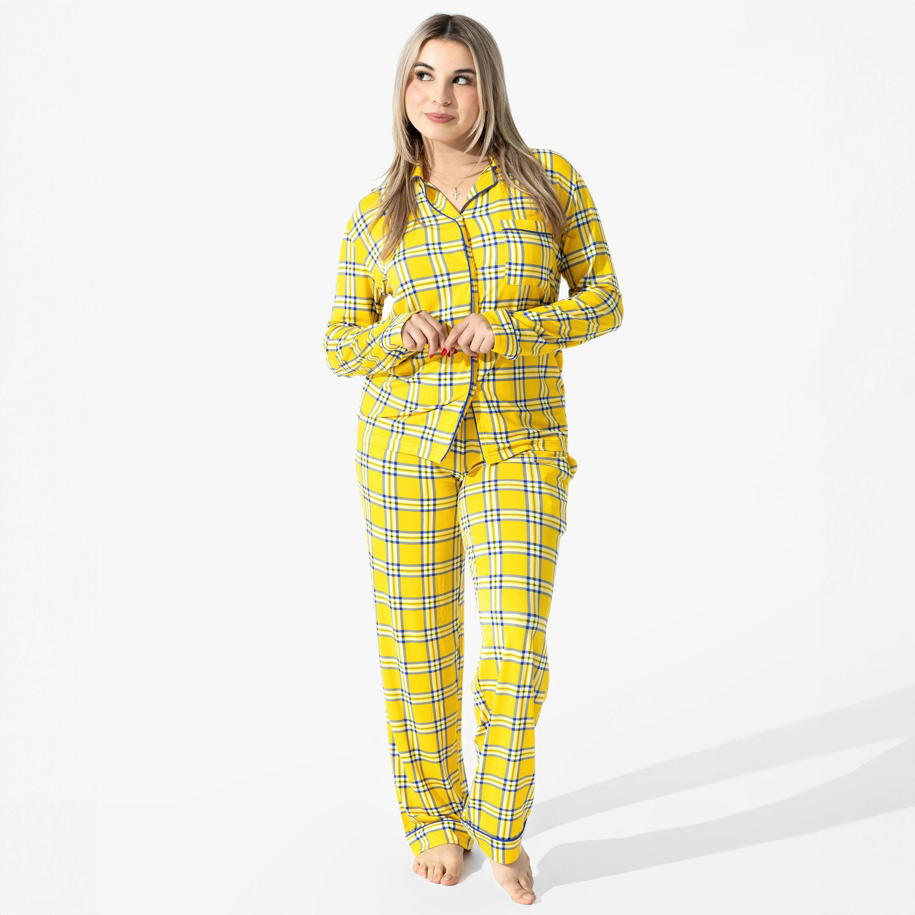 Clueless Total Betty Plaid Bamboo Women's Pajama Set