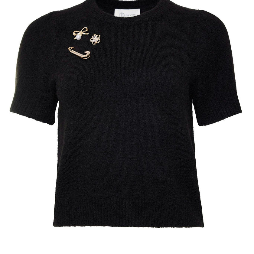 Lila Top in Black
