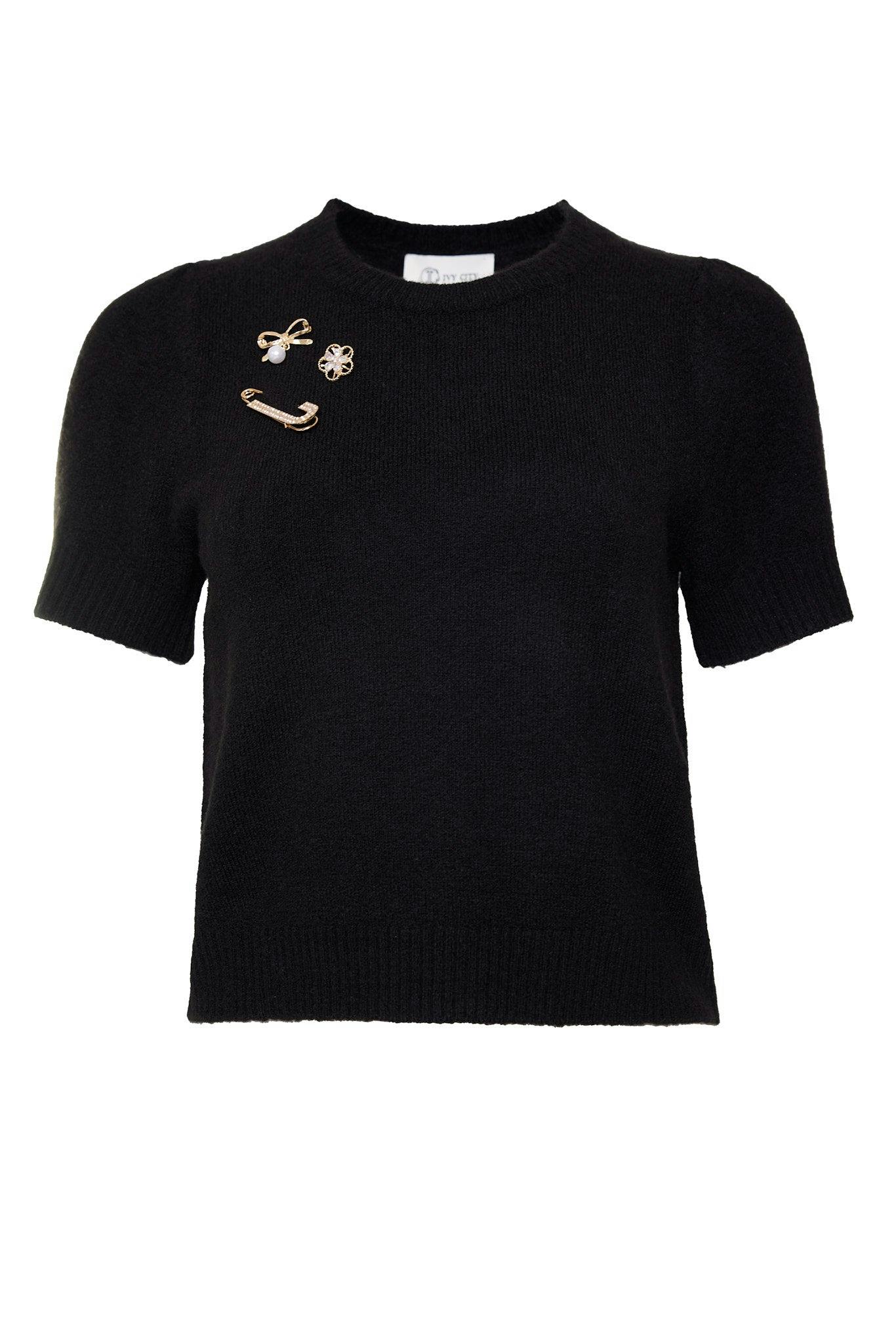 Lila Top in Black