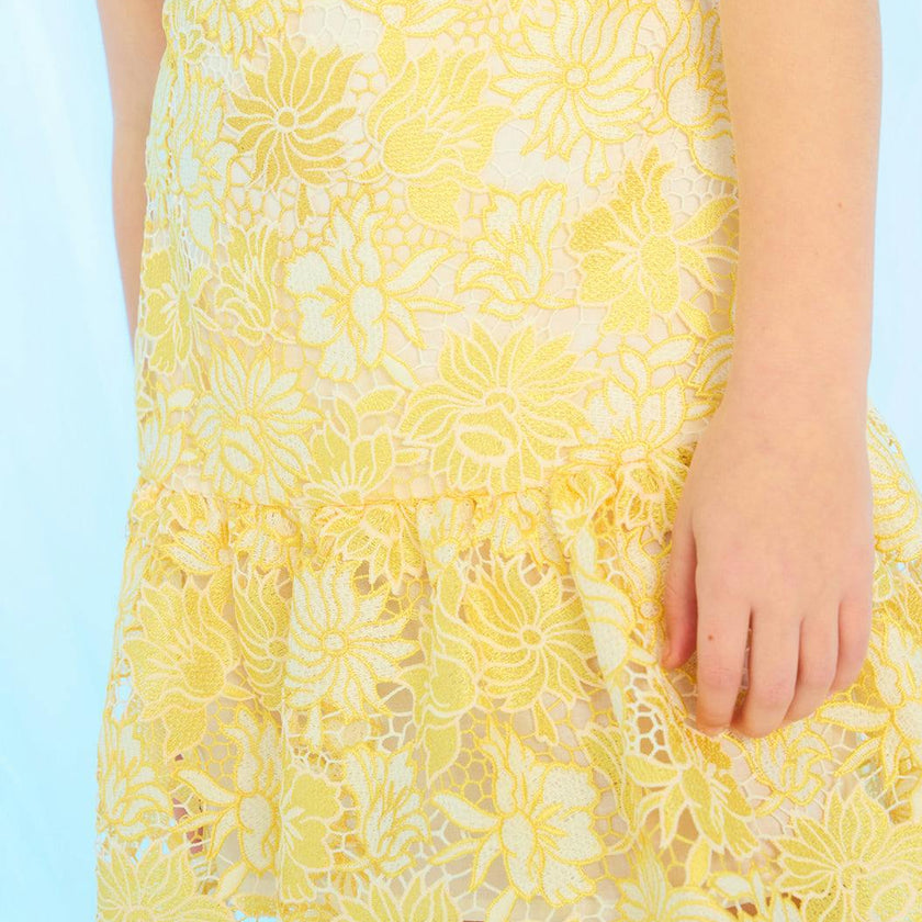 Cassandra Embroidered Mini Dress