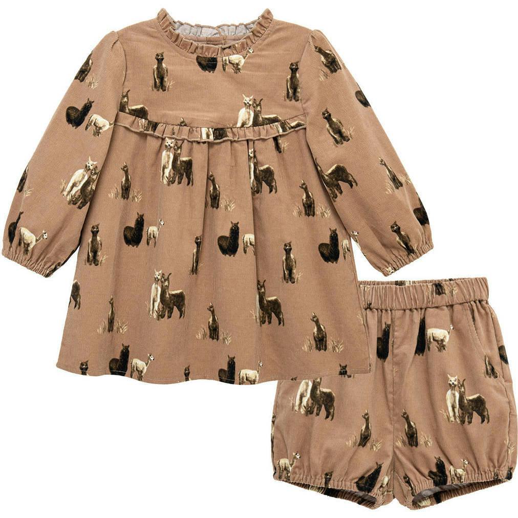 Corduroy Dress & Bloomer