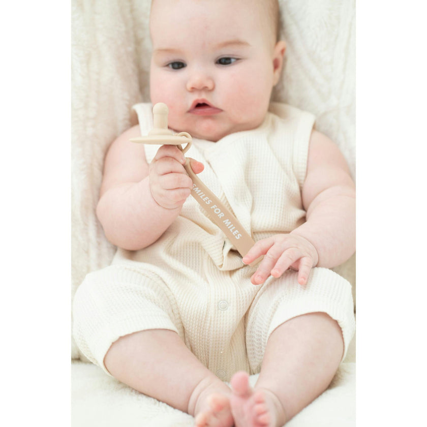 Smiles for Miles Pacifier Clip