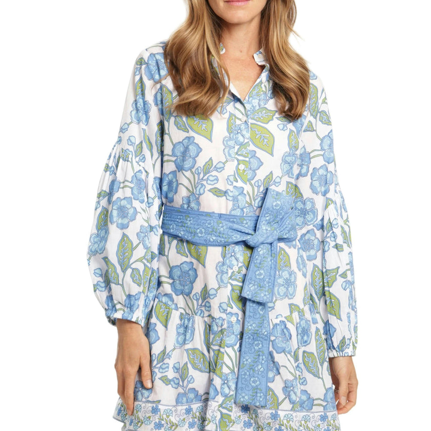 Angela Dress - Fleur Bleu
