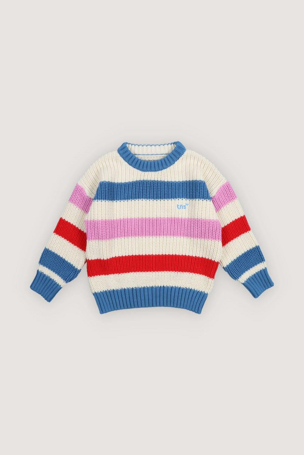 Celosia Jumper Iris Whisper Stripes