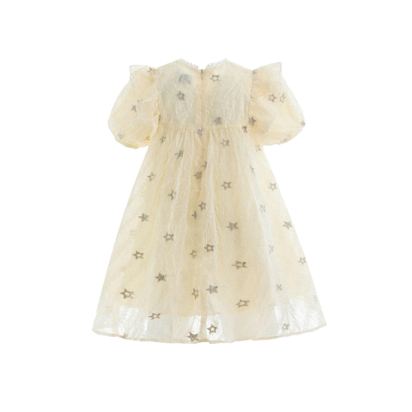 Cream Stella Tulle Dress