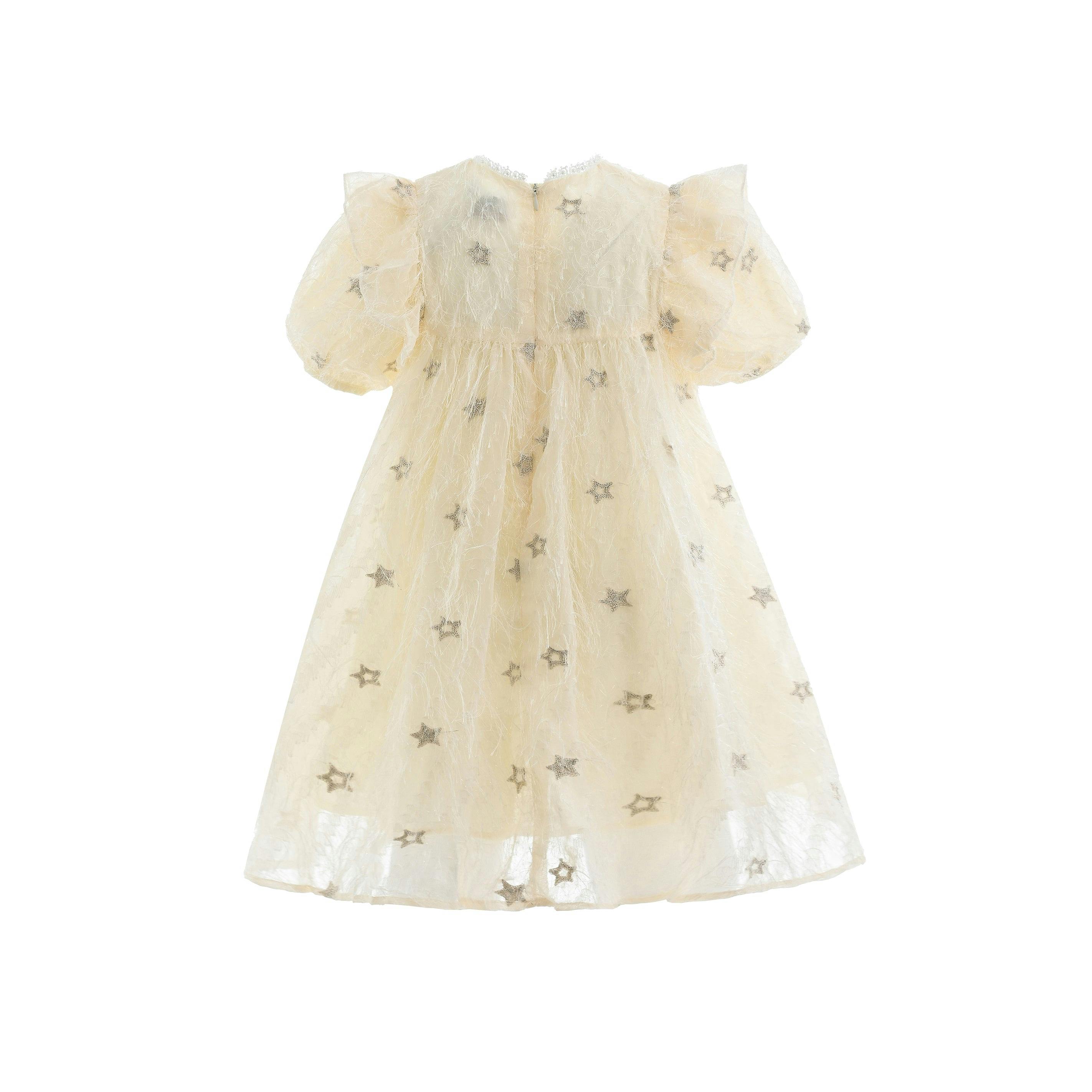 Cream Stella Tulle Dress